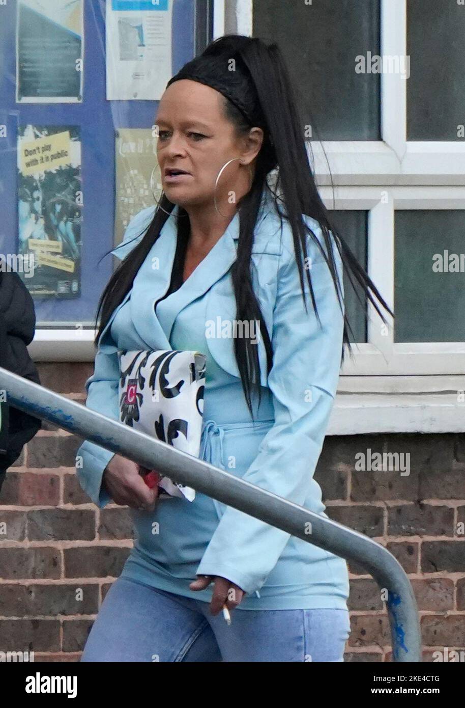 Lisa Garner, 45, of Botley Drive, Havant, Hampshire, arrives at ...