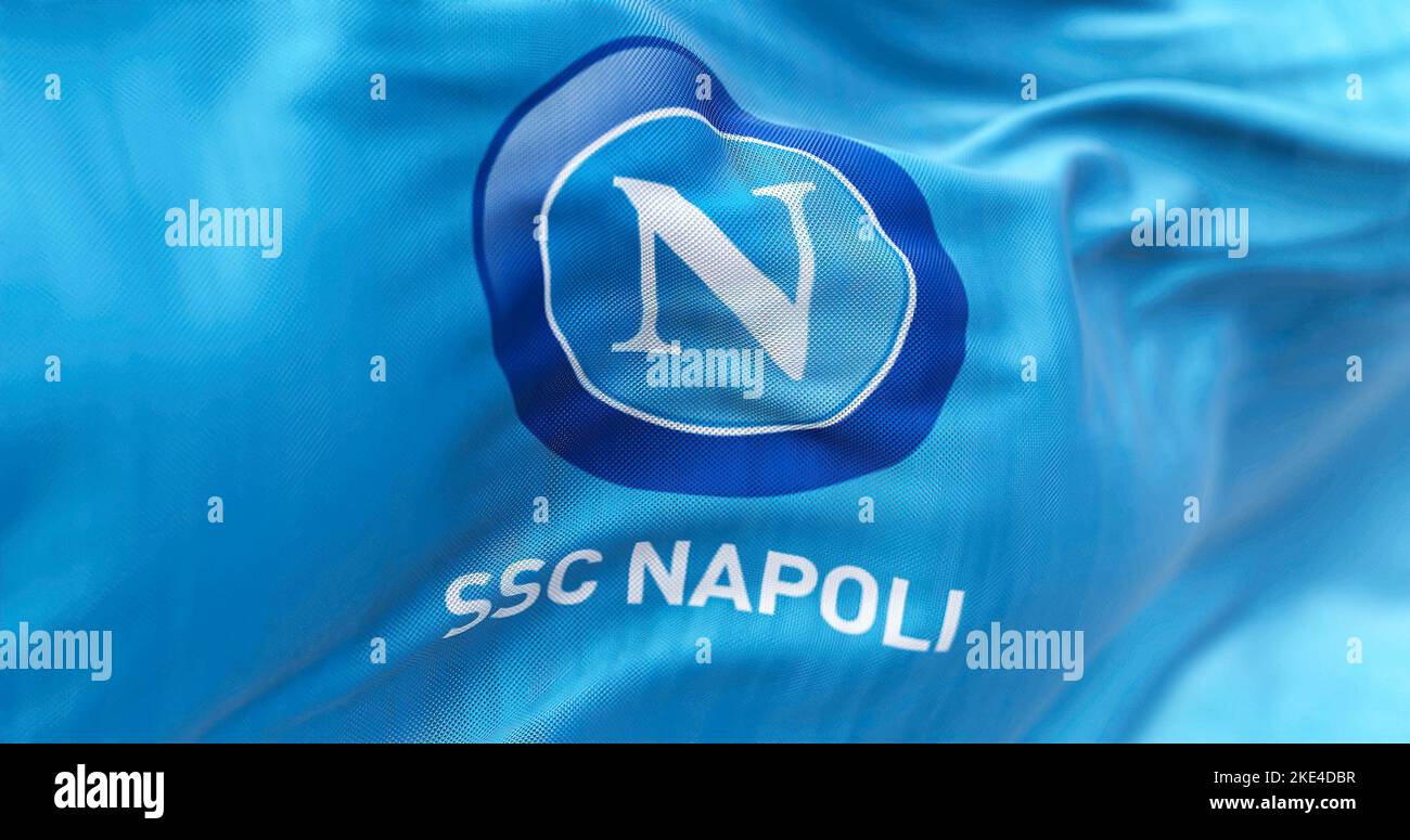 A view of SSC Napoli official store in Naples Stock Photo - Alamy