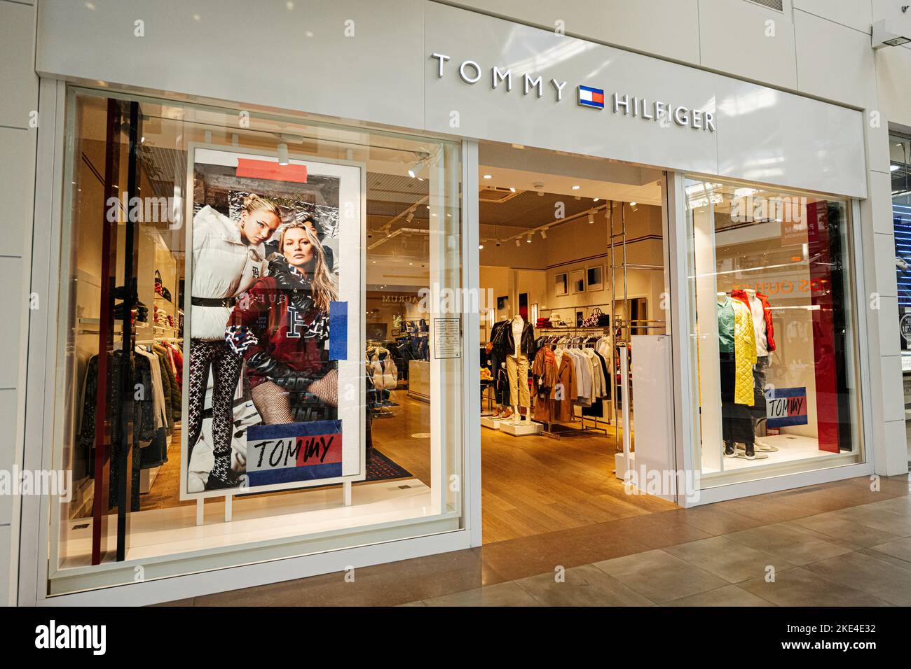 Lviv, Ukraine - October 09, 2022: Tommy Hilfiger store in shopping mall  galeria Stock Photo - Alamy