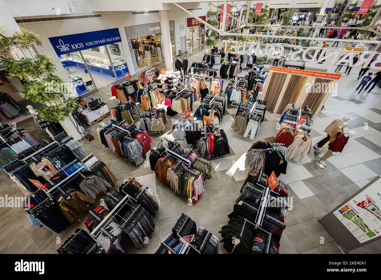 Lviv, Ukraine - October 09, 2022: Brands Outlet in shopping mall Victoria  Gardens galeria Stock Photo - Alamy