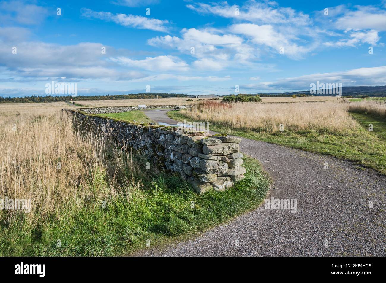 This general scene is of the Culloden Moor battlefield near Inverness is where in 1746, Stock Photo