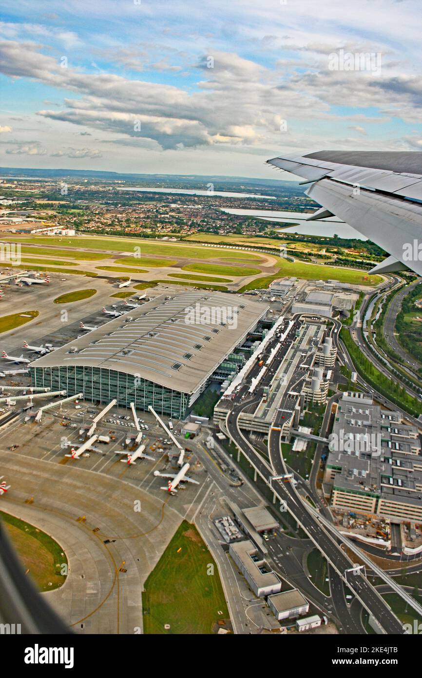 London Heathrow Airport Stock Photo