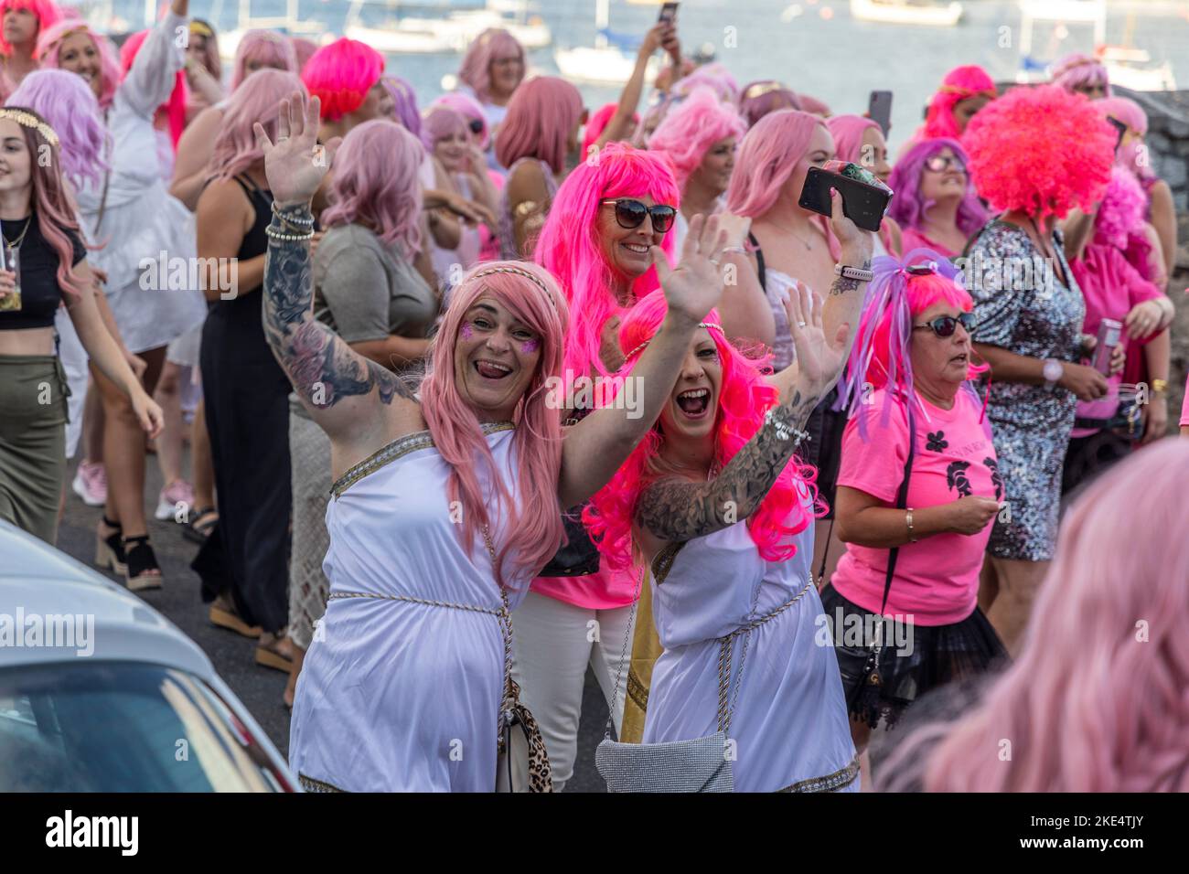 Pink wig top night falmouth