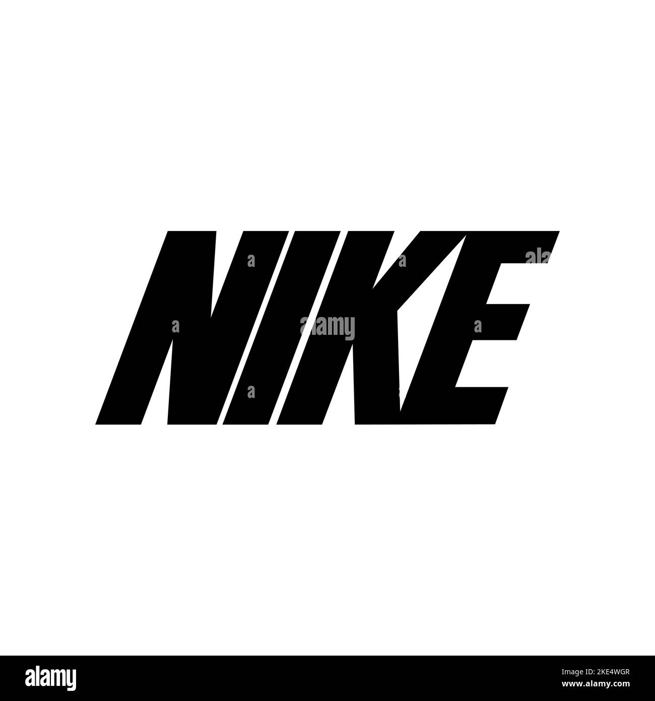 Nike logo Black and White Stock Photos & Images - Alamy