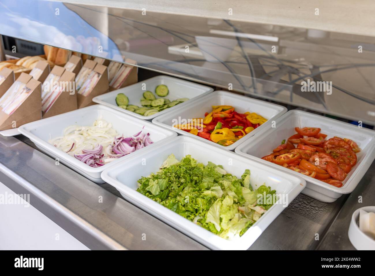 A canteen of public catering Stock Photo Alamy