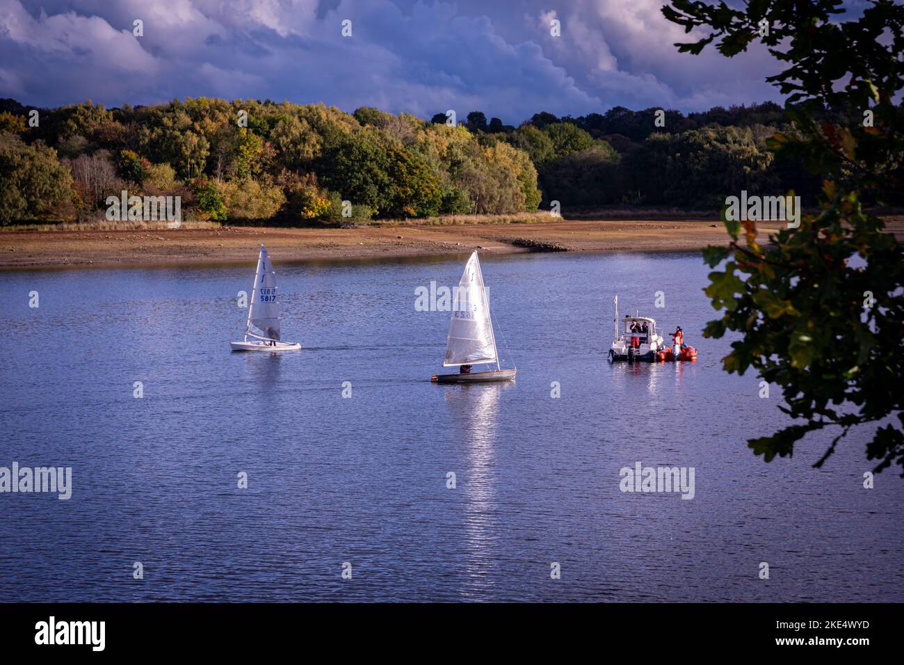 Sail Boats in Action Stock Photo Alamy