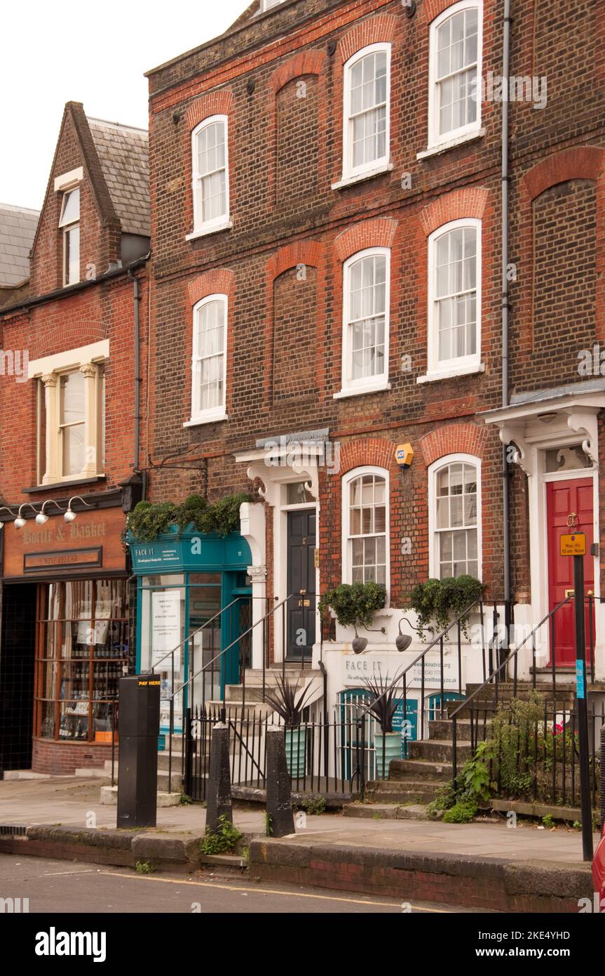 Highgate High Street, Highgate, London, UK. One of London's most