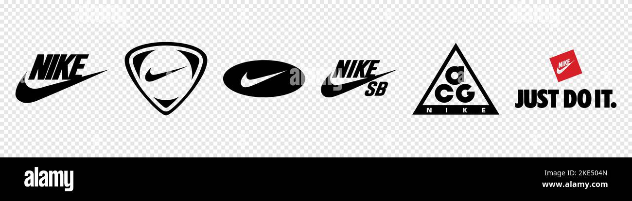 Vinnitsa, Ukraine - October 25, 2022: Nike sport brand logo icon. Vector  editorial illustration Stock Vector Image & Art - Alamy
