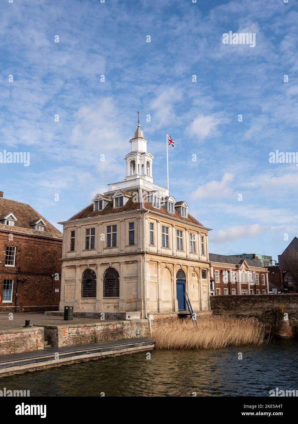 The custom house purfleet quay king s lynn norfolk england stock
