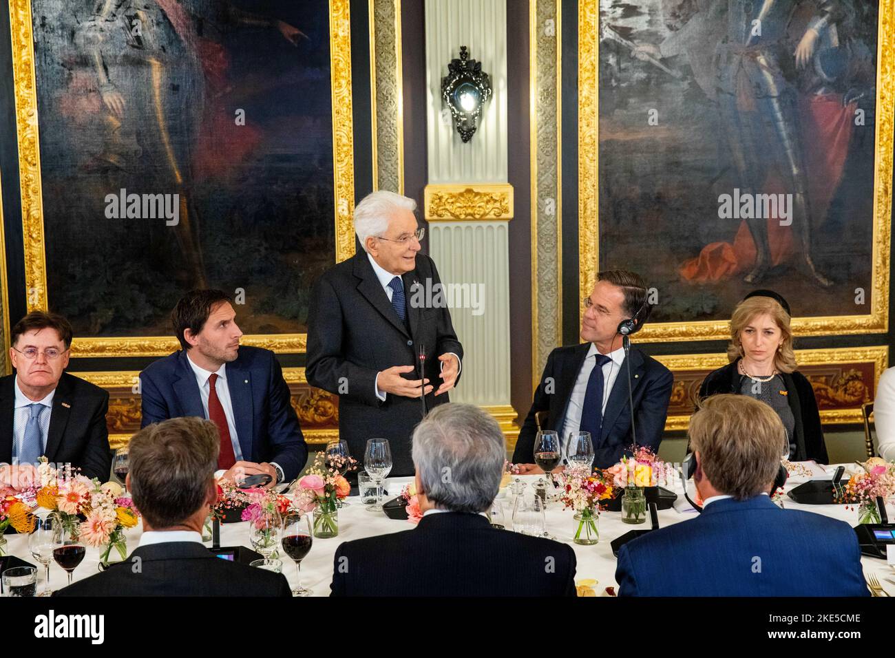 The Hague, the Netherlands - 10 Nov 2022, Mark Rutte, President Sergio ...