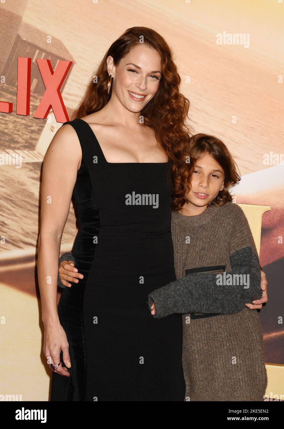 CENTURY CITY, CA - NOVEMBER 09: (L-R) Amanda Righetti and Knox Allen