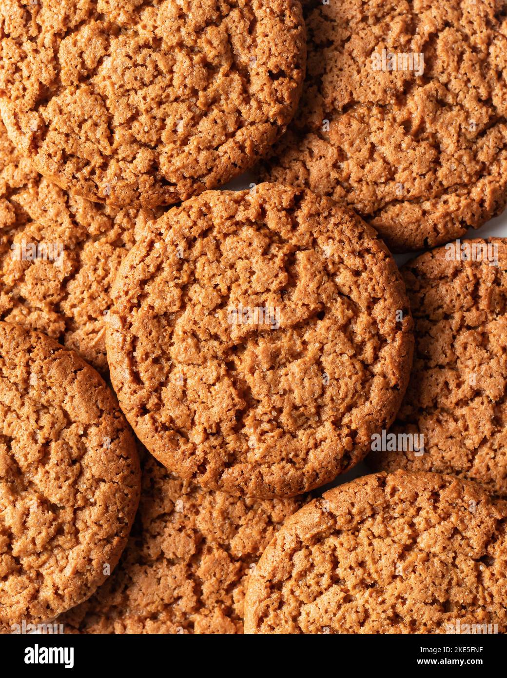 Oatmeal cookies close up, texture. Healthy eating concept Stock Photo ...
