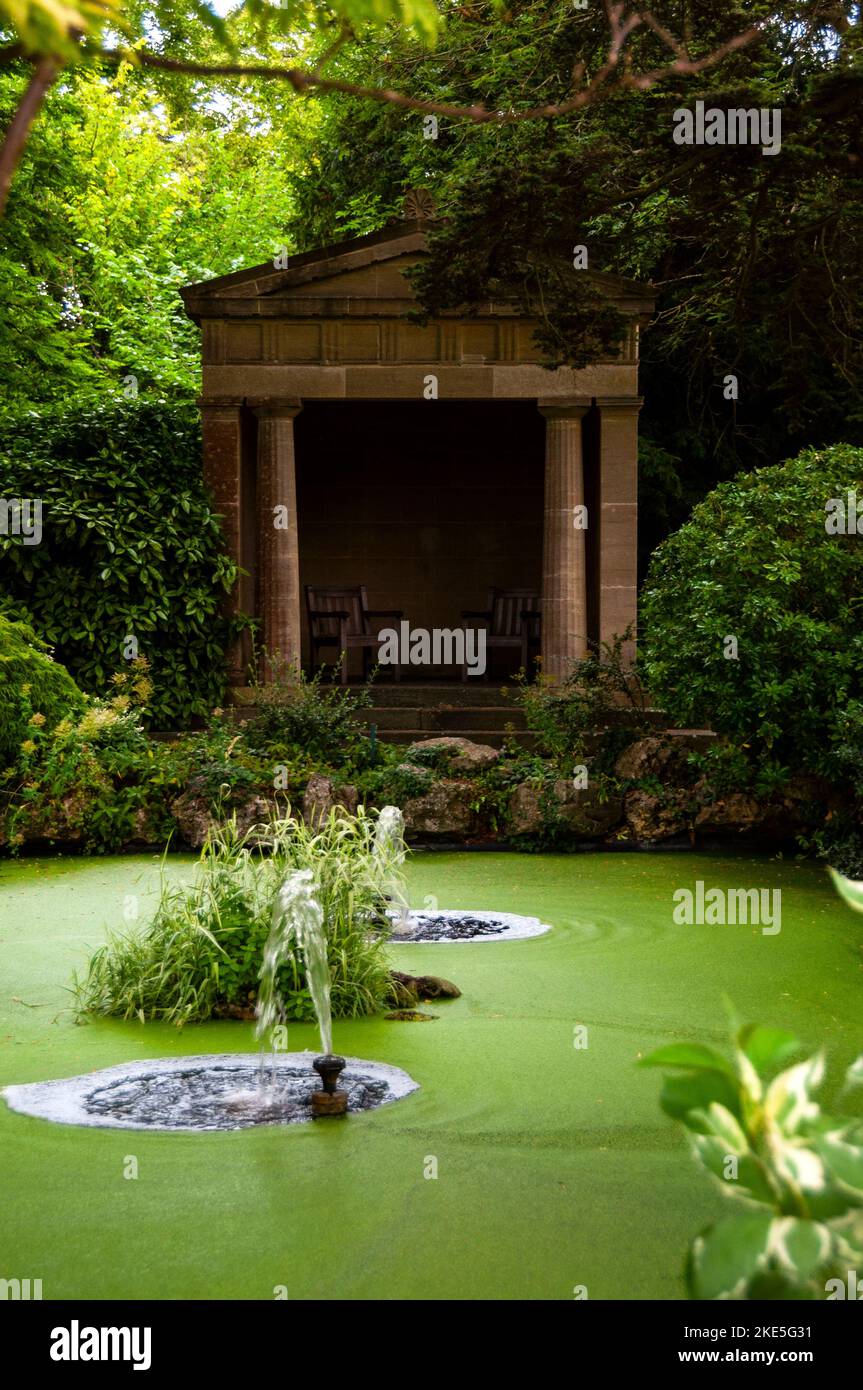 Quaint Georgian Garden House And Pond At Macdonald Spa Hotel In Bath Quaint Georgian Garden House And Pond At Macdonald Spa Hotel In Bath
