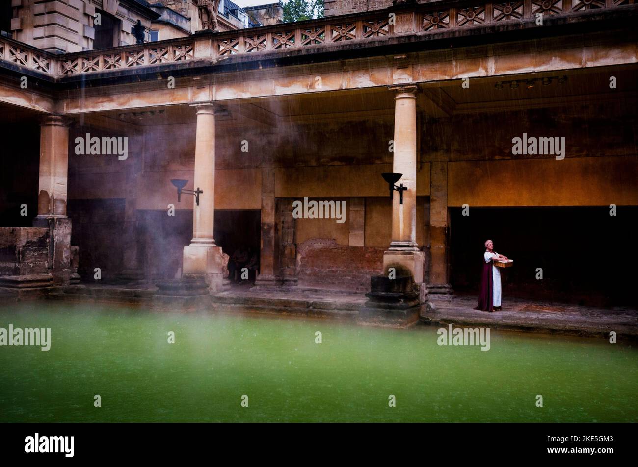 The Roman Baths in Bath, England Stock Photo Alamy