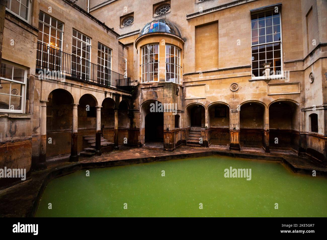 King's Bath at The Roman Baths in Bath, England Stock Photo Alamy