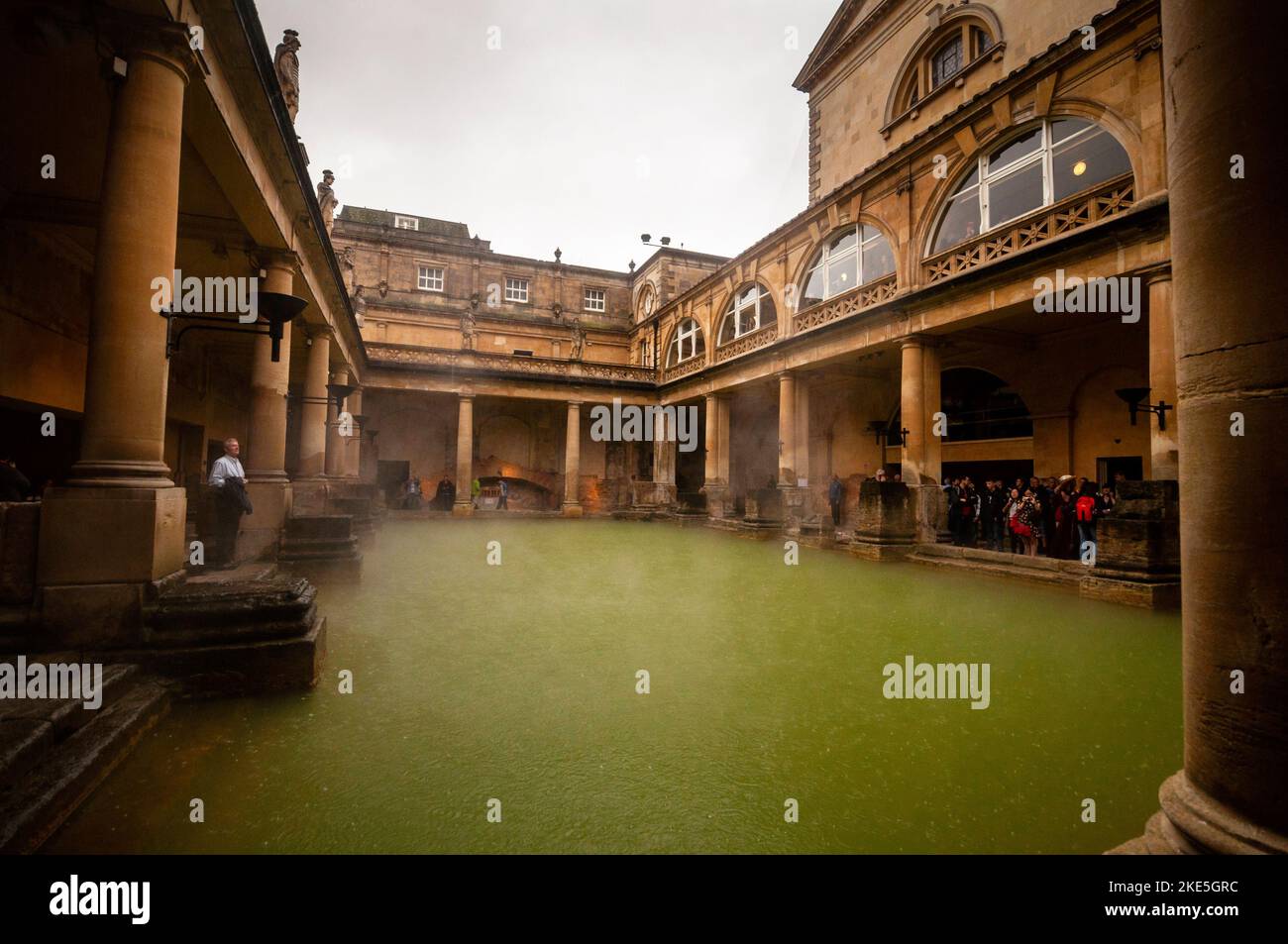 The Roman Baths in Bath, England Stock Photo Alamy
