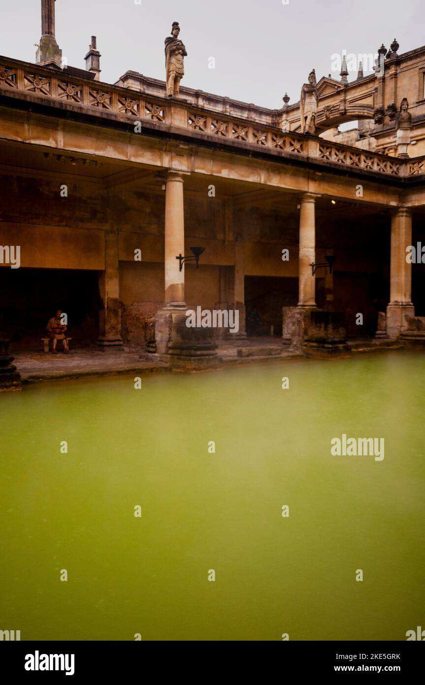 The Roman Baths in Bath, England Stock Photo Alamy