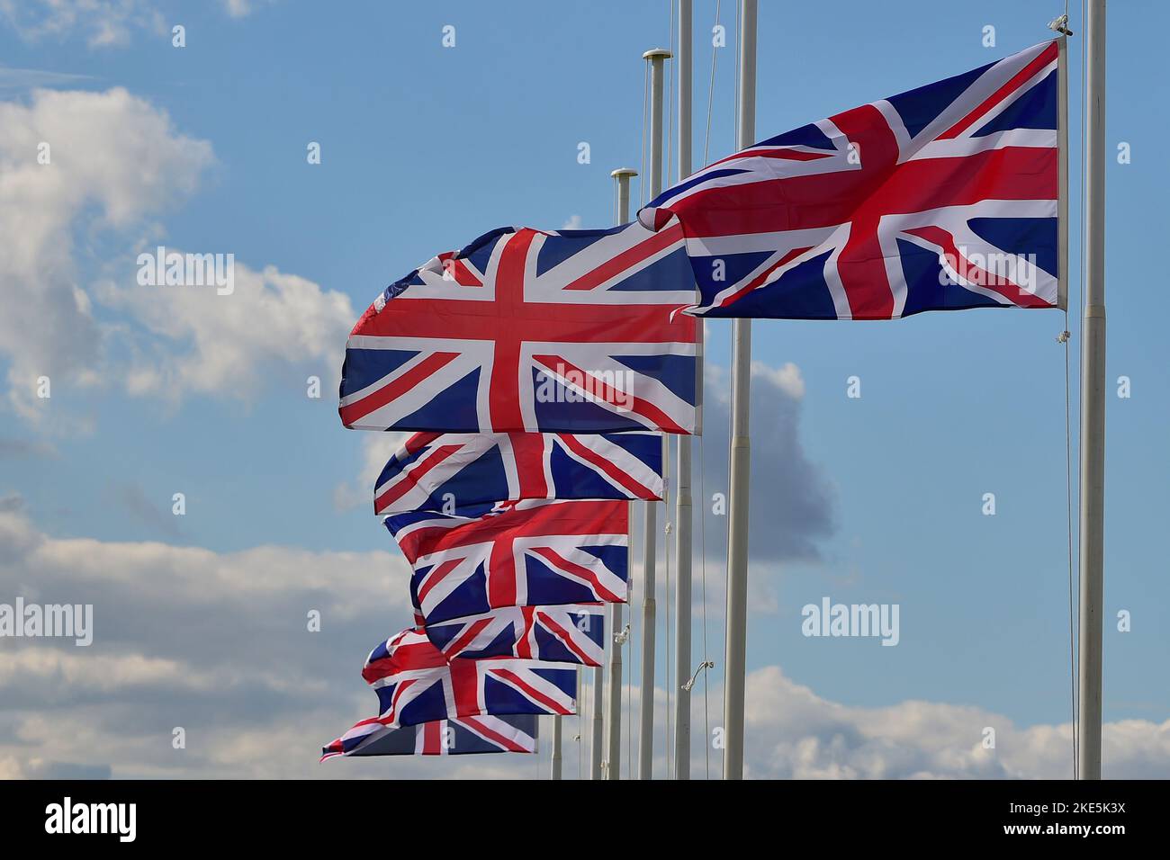 Pit lane flags at half mast hires stock photography and images Alamy