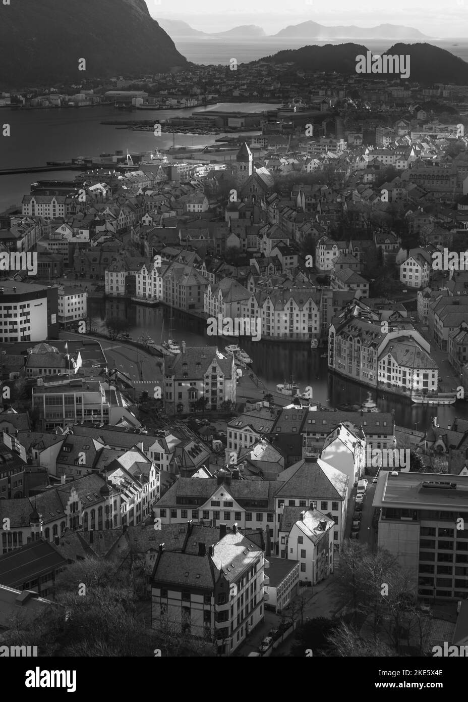 City ålesund in norway Black and White Stock Photos & Images - Alamy