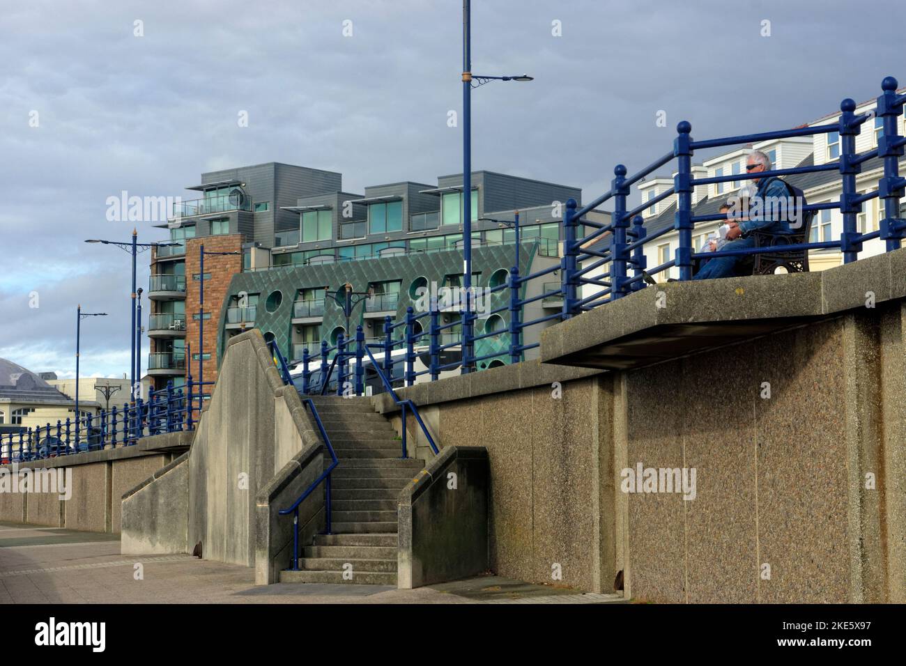 Esplande House, the Esplanade, Porthcawl, Wales, UK Stock Photo Alamy