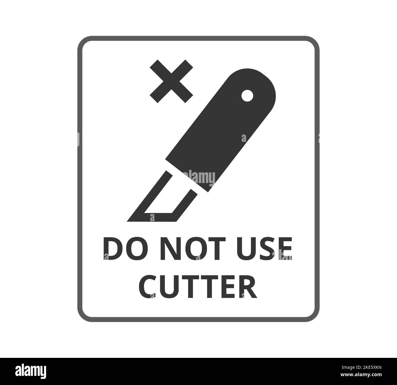 Do Not Use Cutter Symbol Concept Of Packaging Stock Vector Image Art do-not-use-cutter-symbol-concept-of-packaging-stock-vector-image-art