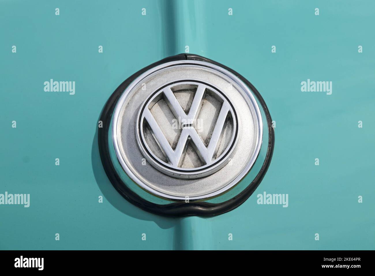 Volkswagen car badge Stock Photo