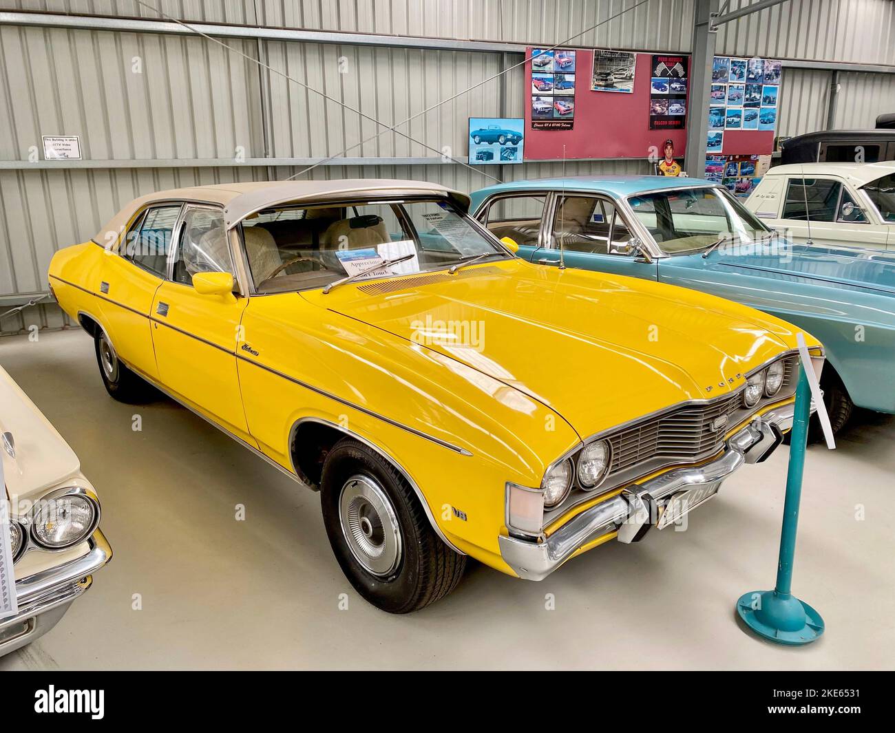 The XA Ford Falcon on display at the National Transport Museum