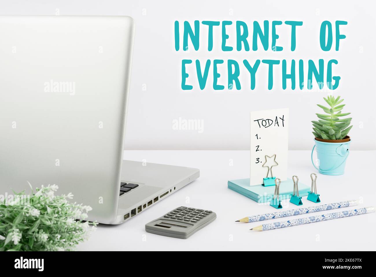 Writing displaying text Internet Of Everything. Business concept smart modern city and wireless communication network Stock Photo