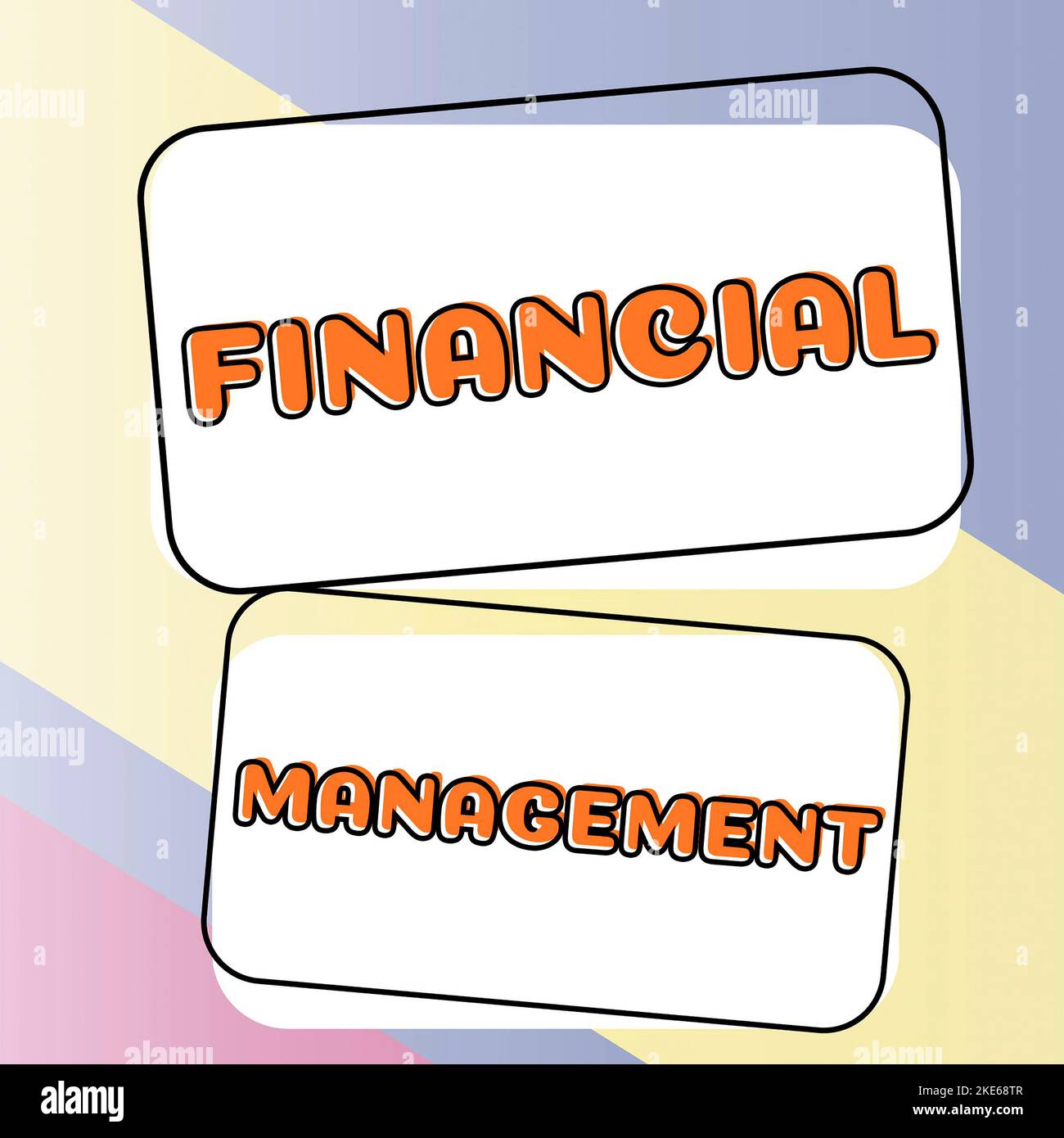 Conceptual caption Financial Management. Word for organizing and ...