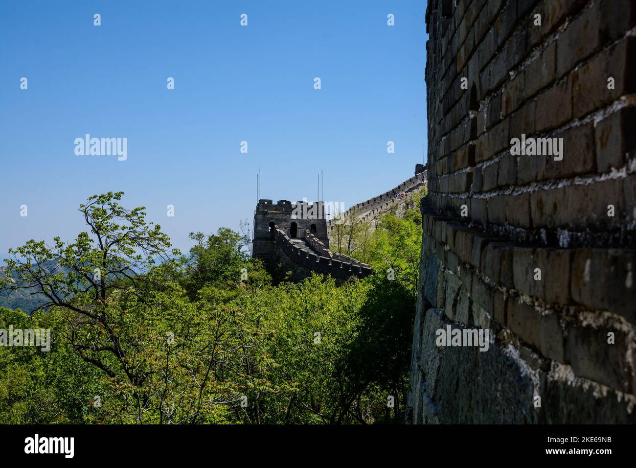 beautiful watchtower. The Great Wall of China Stock Photo