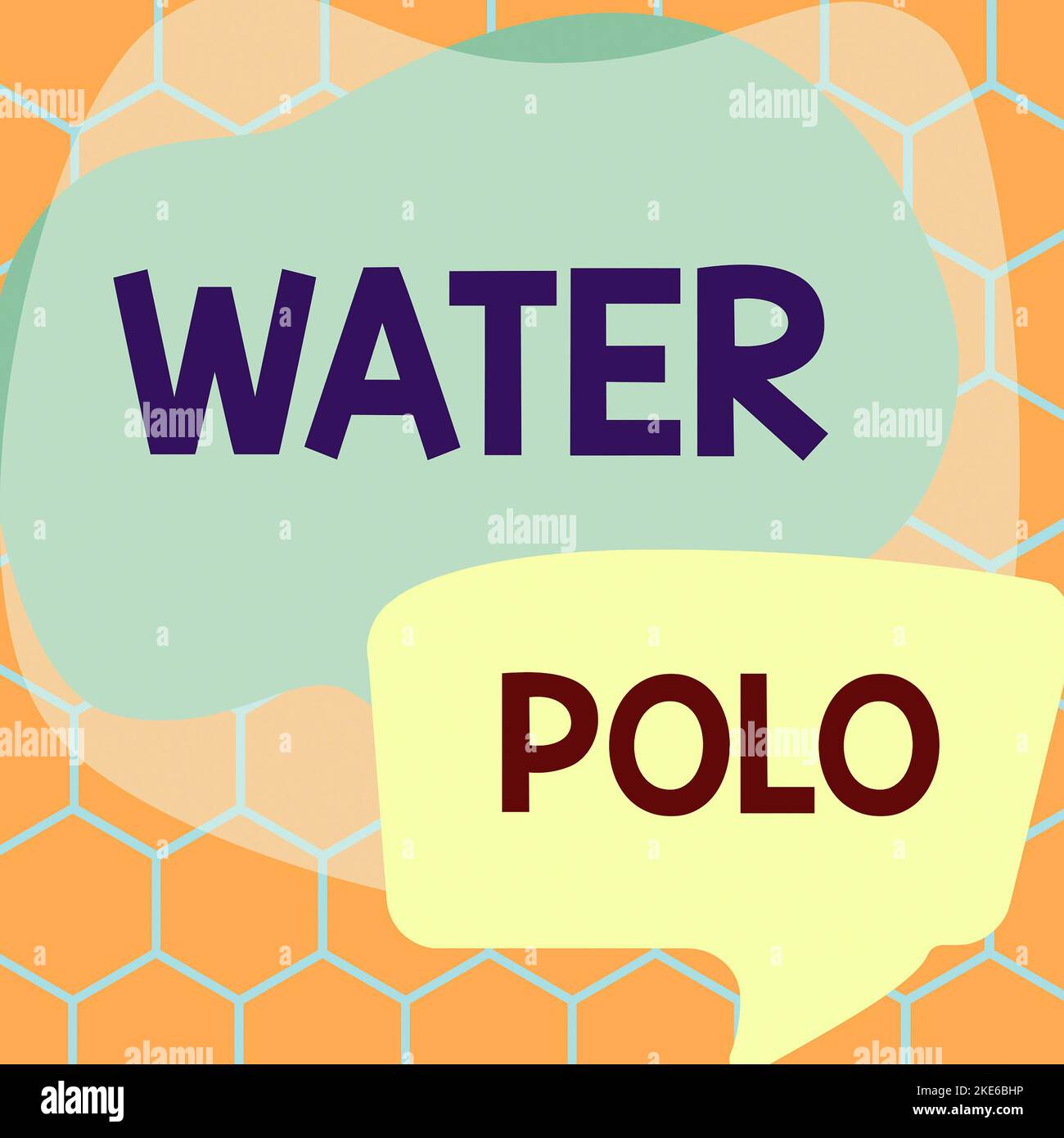 Hand writing sign Water Polo. Concept meaning competitive team sport
