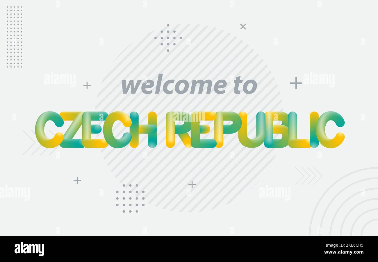 Czech lettering Stock Vector Images - Alamy