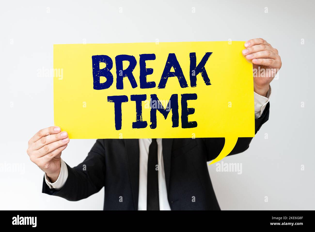 Conceptual caption Break Time, Business overview Period of rest or ...