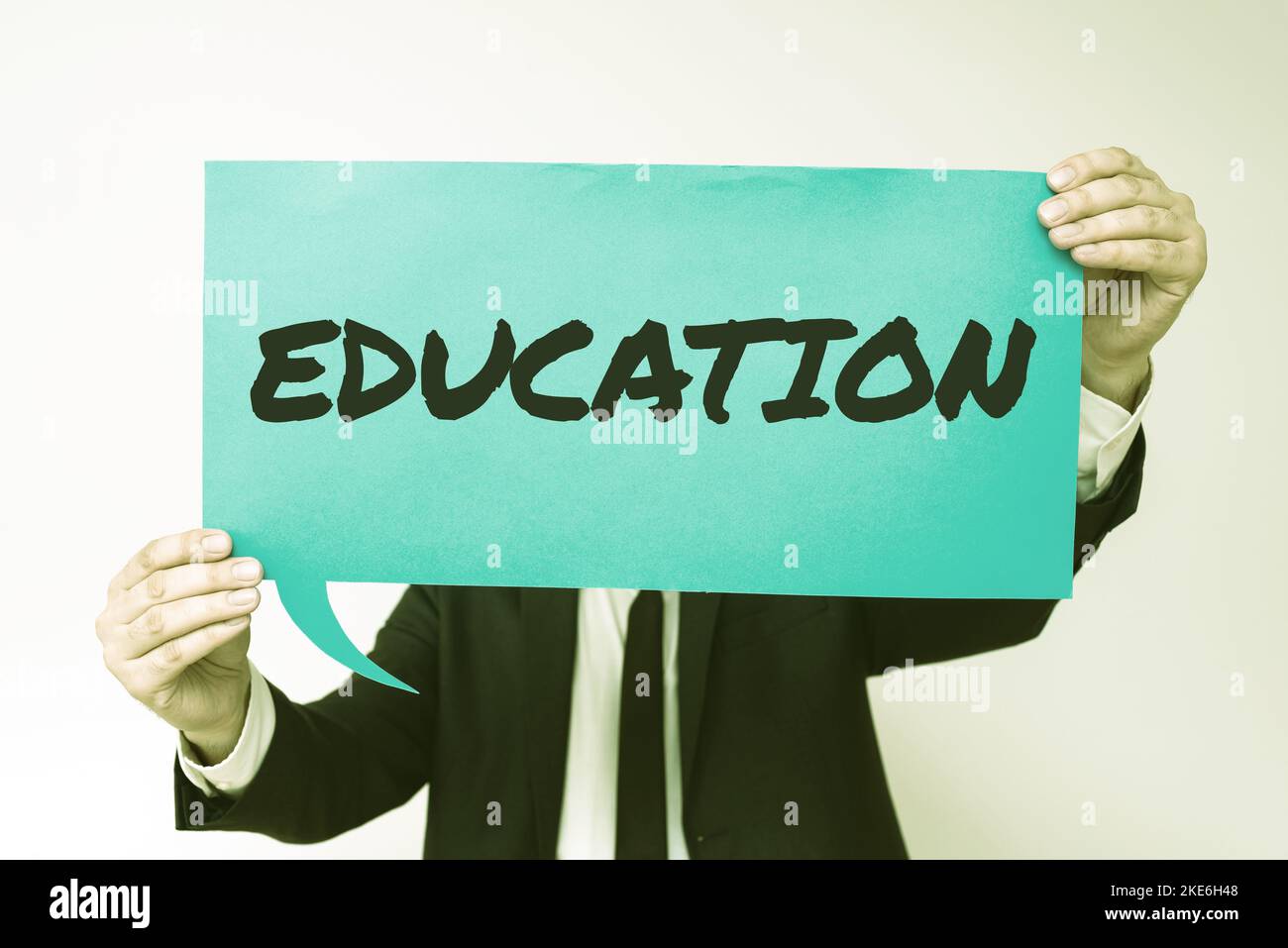 Text sign showing Education. Business overview the process of obtaining ...