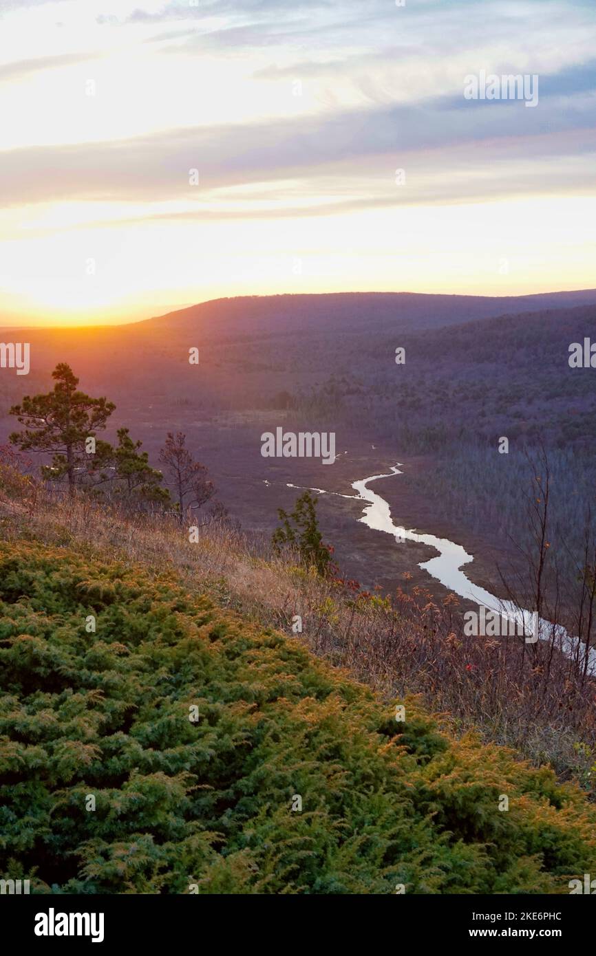 Porcupine Mountains, Michigan. Taken while backpacking in late fall