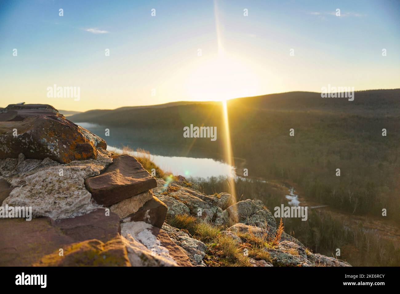 Porcupine Mountains, Michigan. Taken while backpacking in late fall