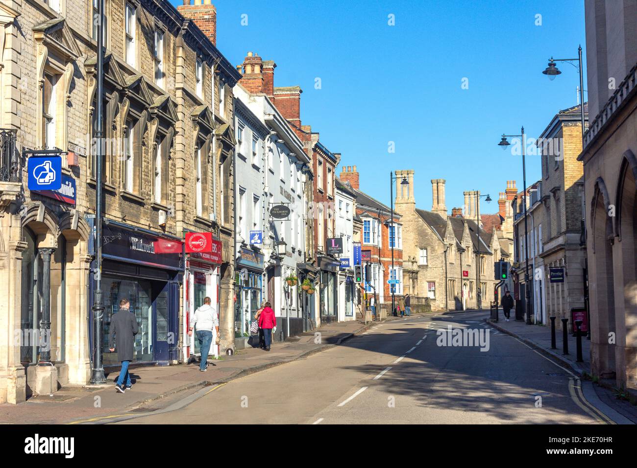 North gate sleaford lincolnshire town centre central uk england hires