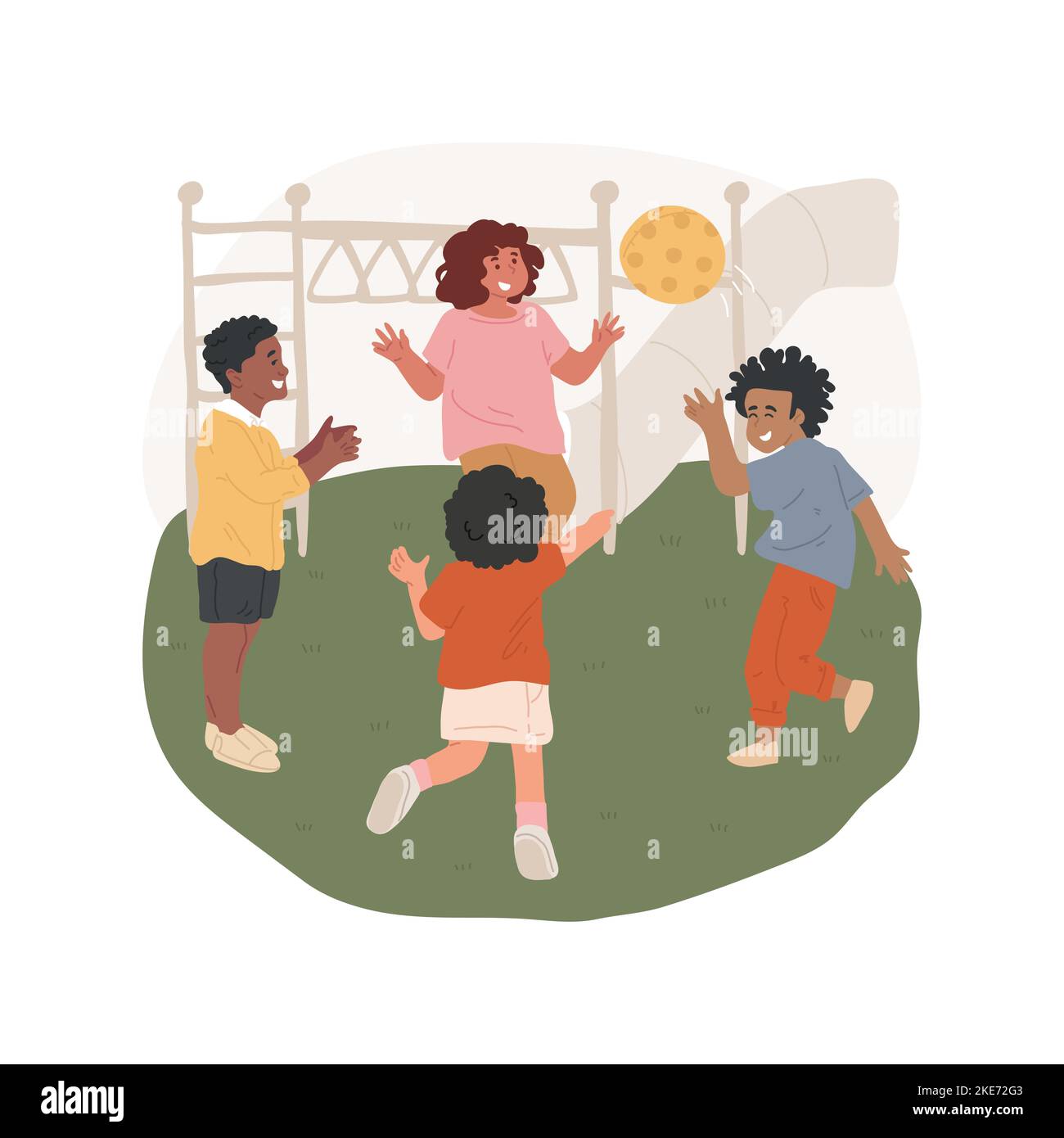 Kids at recess clip art