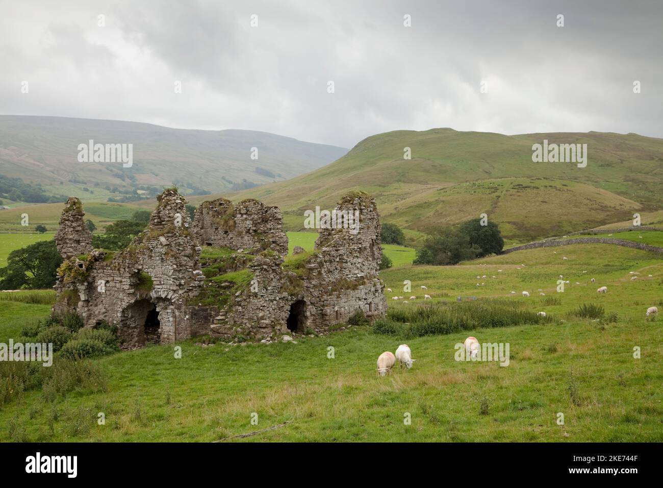 Lammerside Castle, Upper Eden Valley, Cumbria Stock Photo