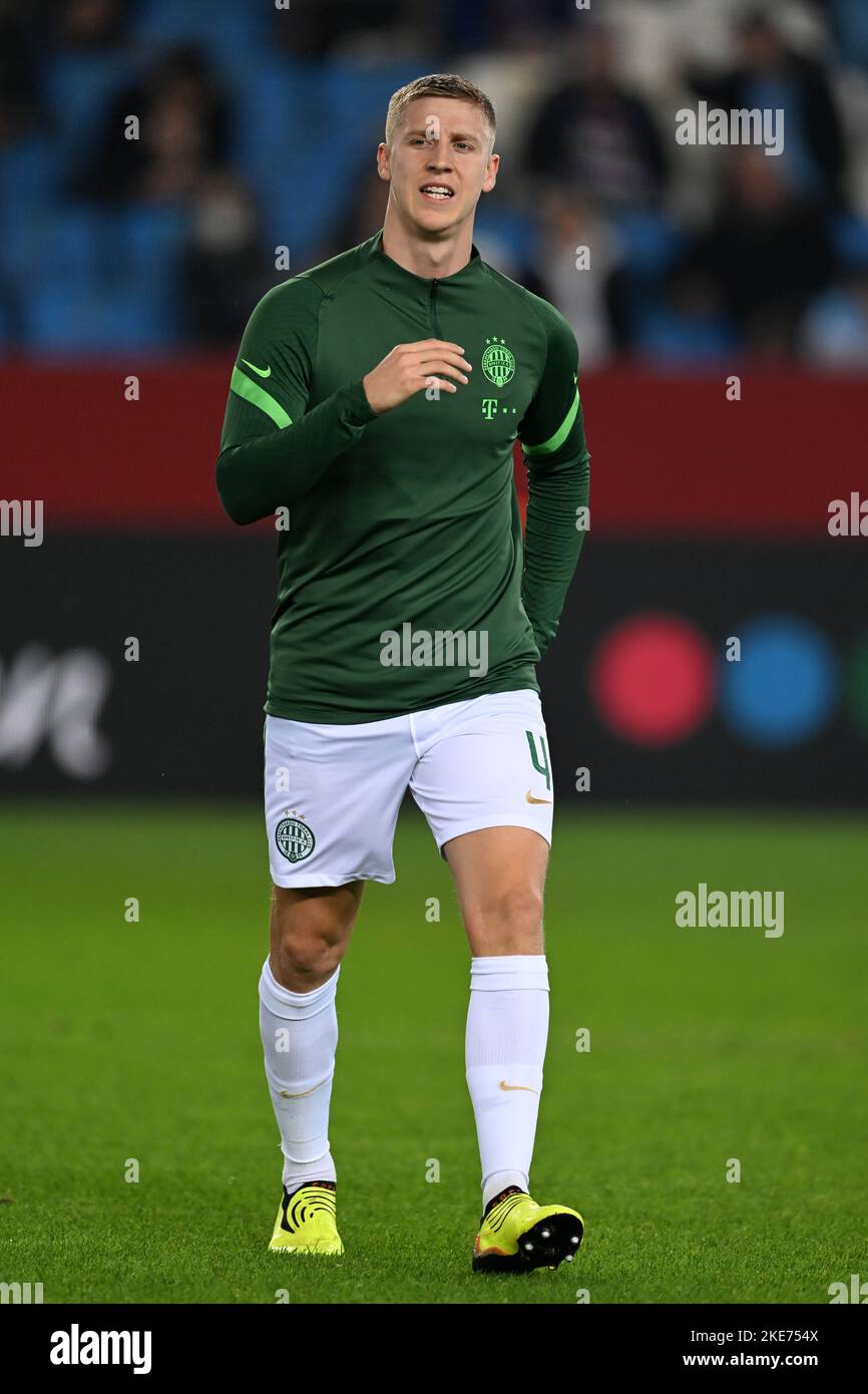 TRABZON Mats Knoester of Ferencvaros TC during the UEFA Europa League Group  H match between