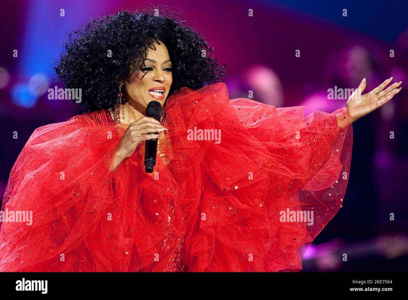 Concert of Diana Ross in Het Geldedome. Arnhem Netherlands. The concert