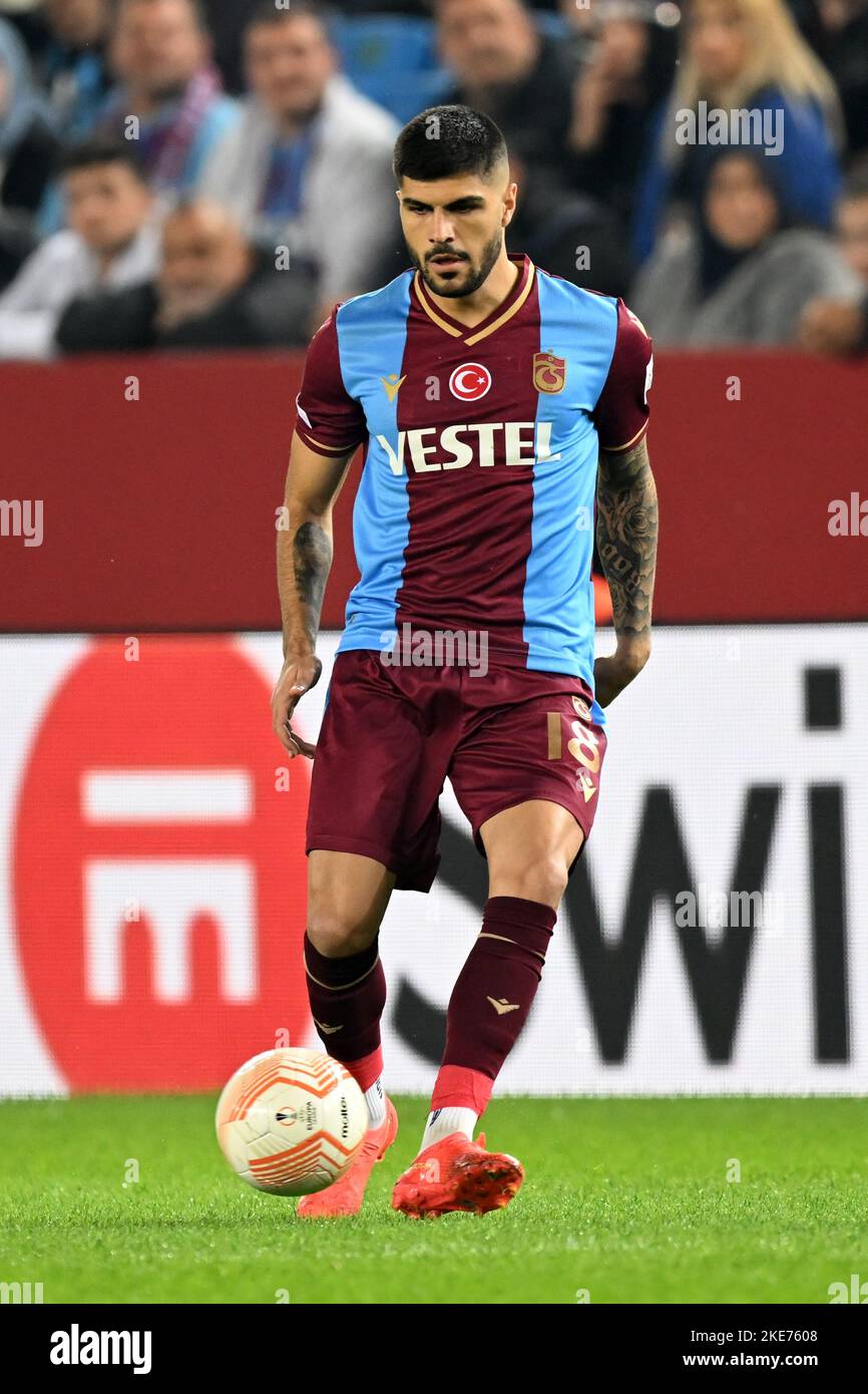 TRABZON - Samy Mmaee of Ferencvaros TC during the UEFA Europa League Group  H match between Trabzonspor AS and Ferencvaros at Senol Gunes Stadium on  November 3, 2022 in Trabzon, Turkey. ANP