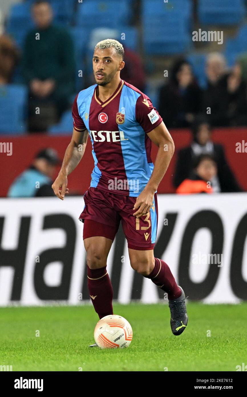 TRABZON - Anderson Esiti of Ferencvaros TC during the UEFA Europa League  Group H match between Trabzonspor AS and Ferencvaros at Senol Gunes Stadium  on November 3, 2022 in Trabzon, Turkey. ANP