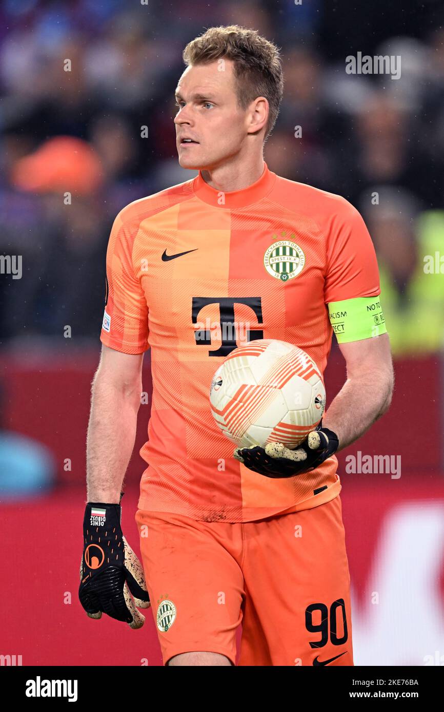 Ferencvaros Tc Goalkeeper Denes Dibusz During Editorial Stock Photo - Stock  Image