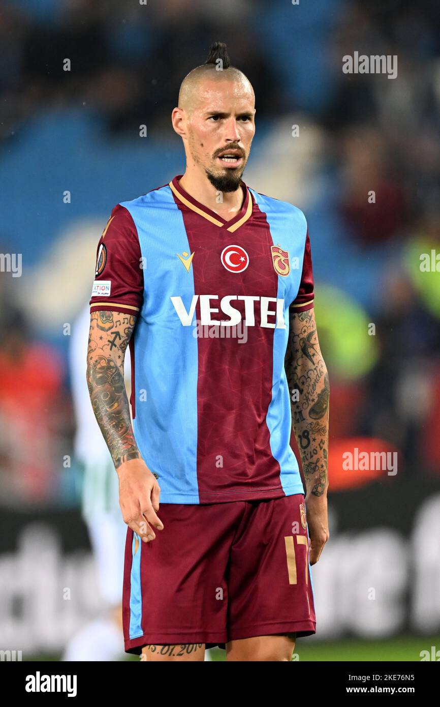 TRABZON - Mats Knoester of Ferencvaros TC during the UEFA Europa League  Group H match between Trabzonspor AS and Ferencvaros at Senol Gunes Stadium  on November 3, 2022 in Trabzon, Turkey. ANP