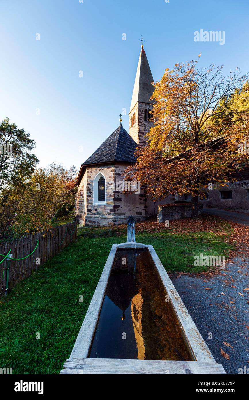 Alto Adige Val di Funes / Church of San Valentino (1303) / San