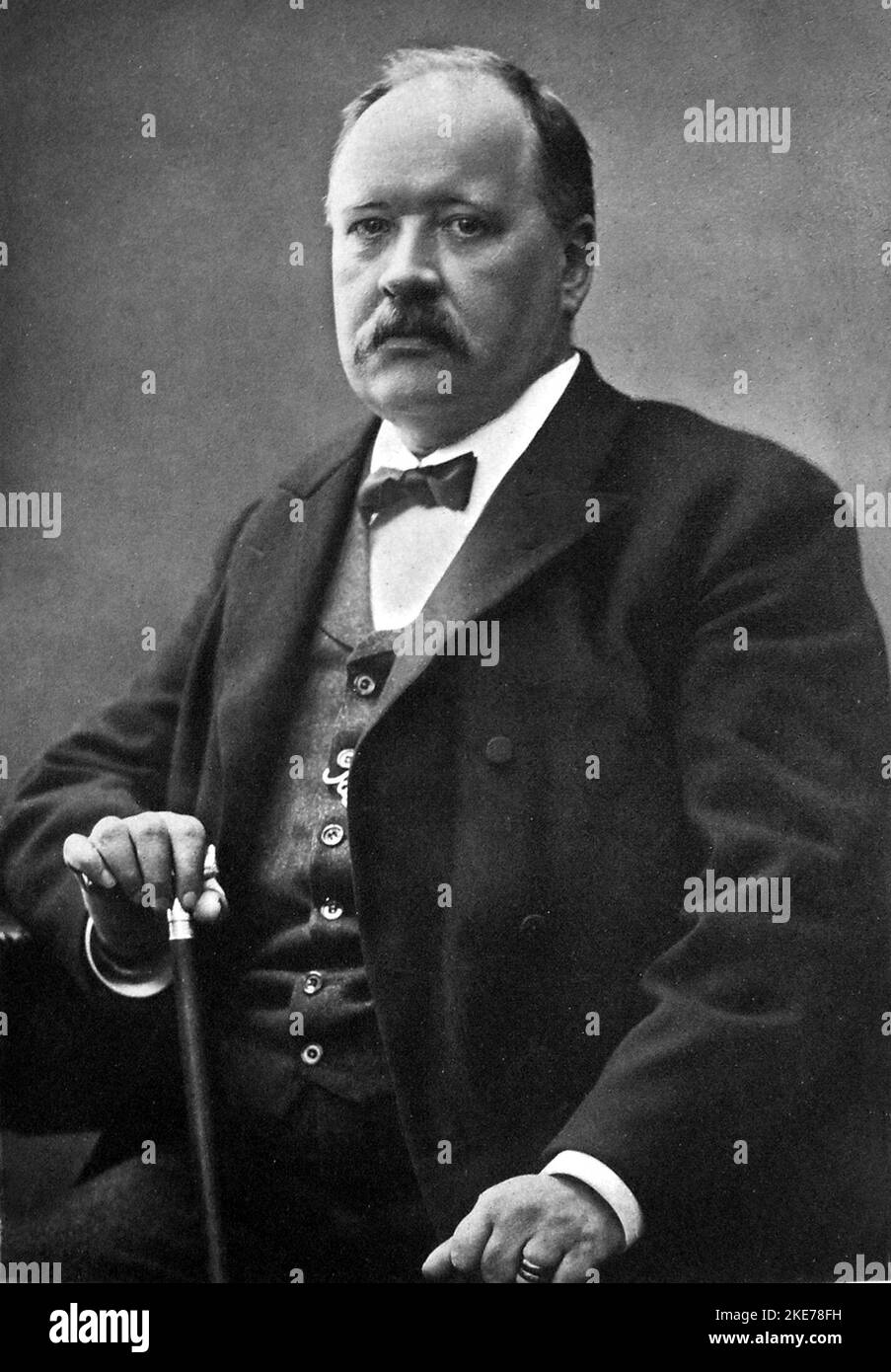 Svante August Arrhenius (1859 – 1927) Swedish scientist. Stock Photo