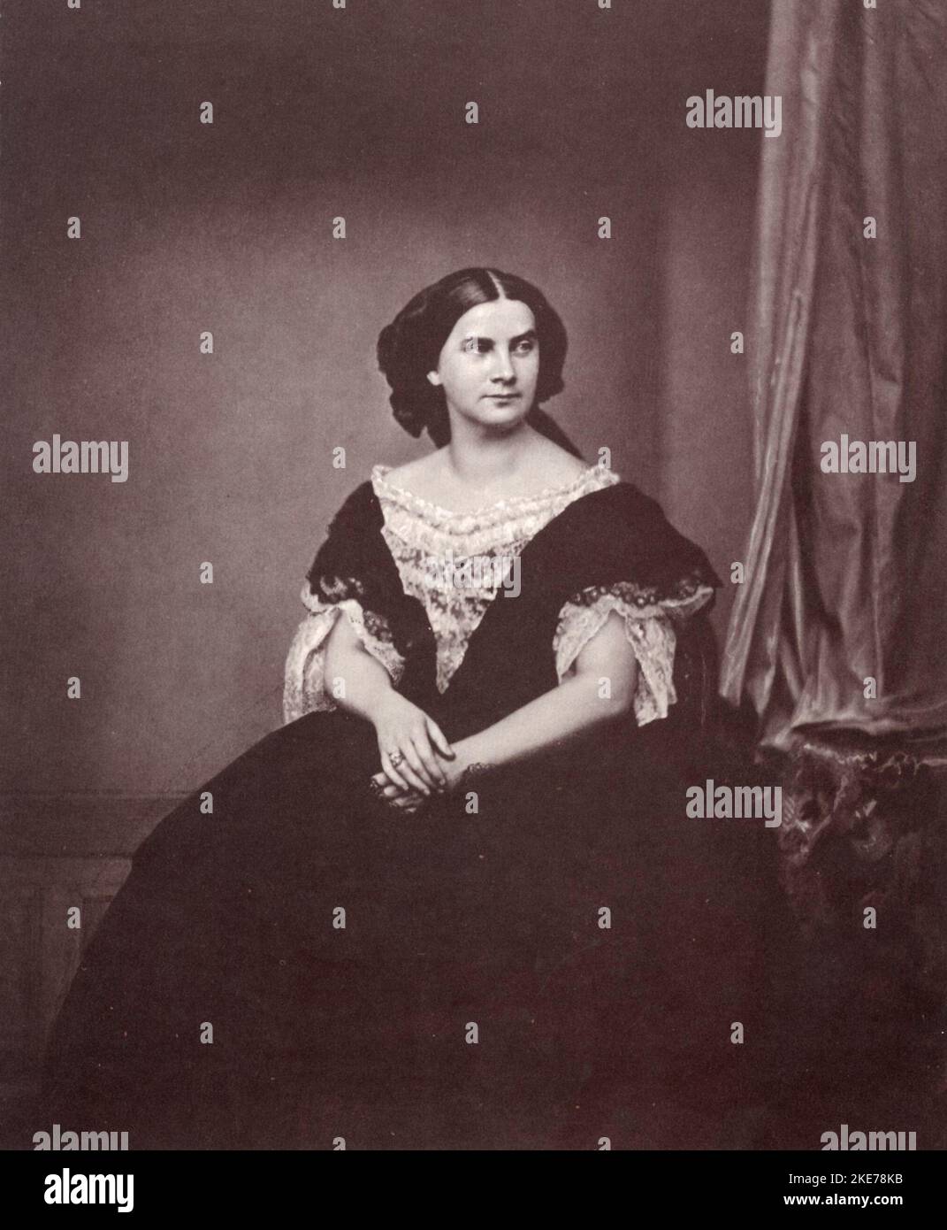 Marie of Prussia (Marie Friederike Franziska Hedwig von Preußen; 1825 – 1889) Queen of Bavaria Stock Photo
