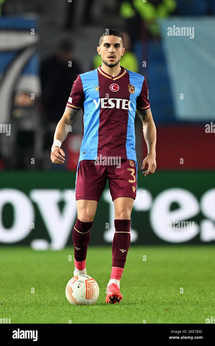 TRABZON - Mats Knoester of Ferencvaros TC during the UEFA Europa League  Group H match between Trabzonspor AS and Ferencvaros at Senol Gunes Stadium  on November 3, 2022 in Trabzon, Turkey. ANP