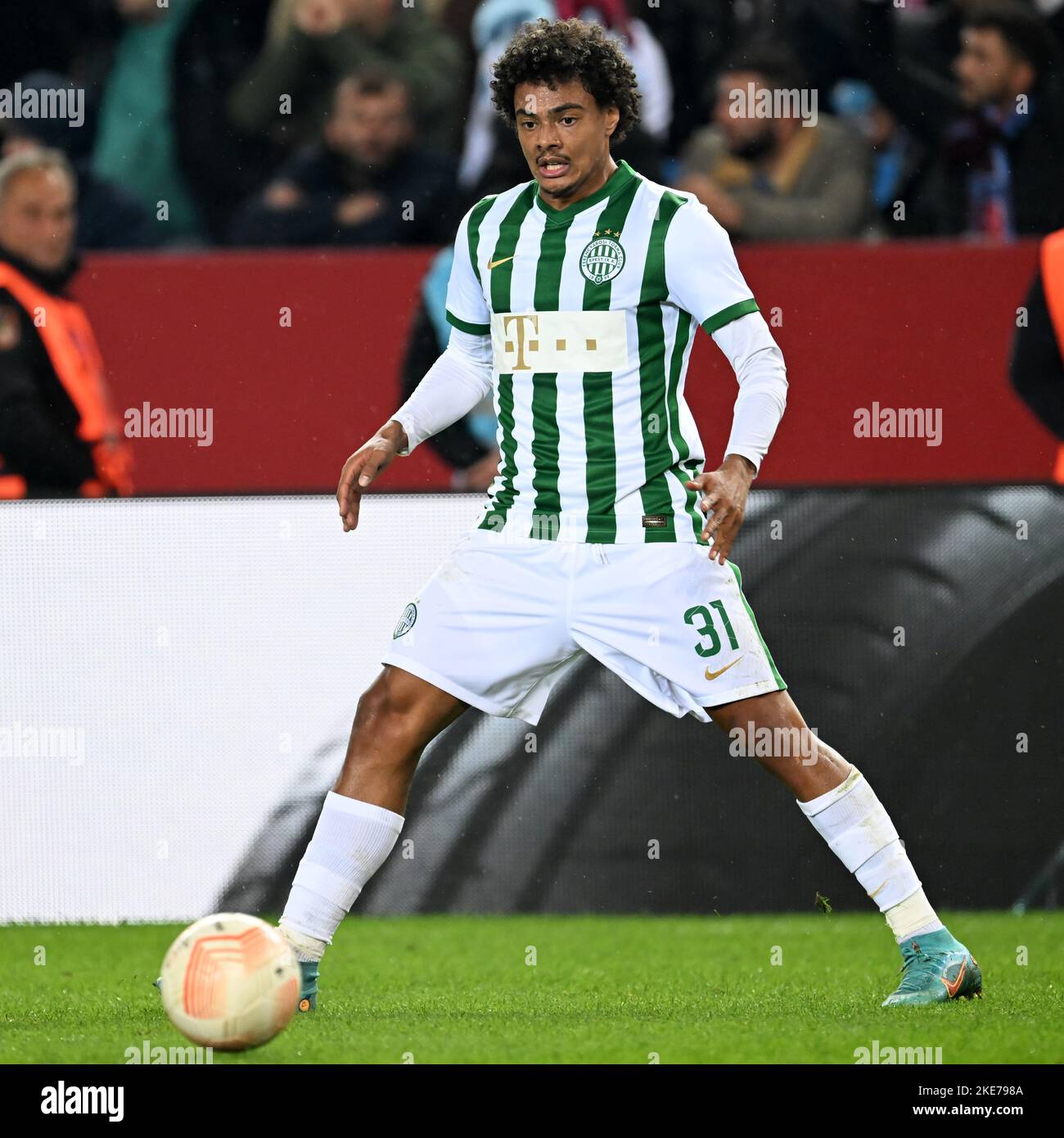 TRABZON - Anderson Esiti of Ferencvaros TC during the UEFA Europa League  Group H match between Trabzonspor AS and Ferencvaros at Senol Gunes Stadium  on November 3, 2022 in Trabzon, Turkey. ANP